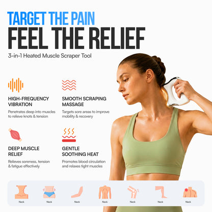 BELLECURE Pro BN-M8 4-in-1 Electric Massage Scraper