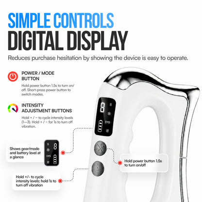 BELLECURE Pro BN-M8 4-in-1 Electric Massage Scraper