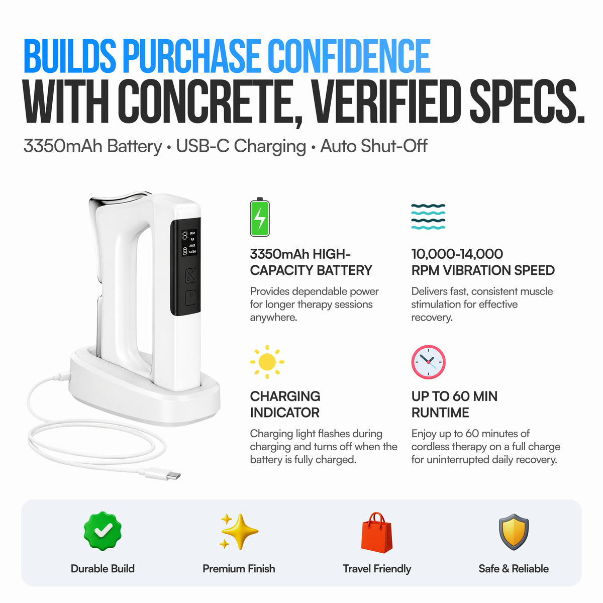BELLECURE Signature BN-M11 6-in-1 Electric Massage Scraper