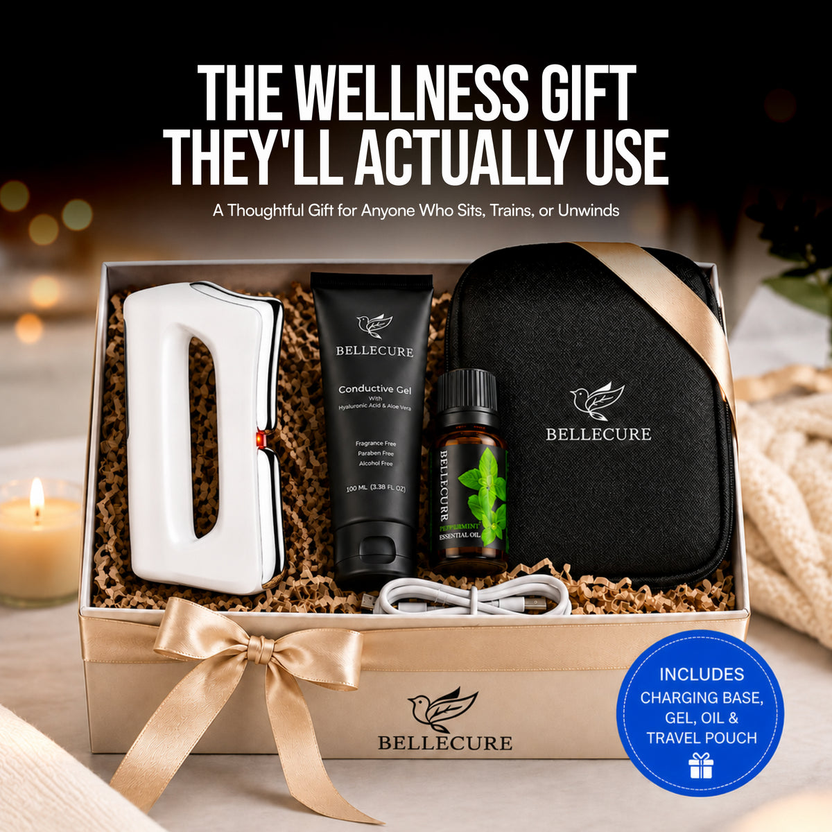 BELLECURE Signature BN-M11 6-in-1 Electric Massage Scraper
