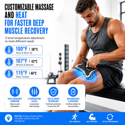 BELLACURE Essential DYM-062 3-in-1 Electric Scraping Massager